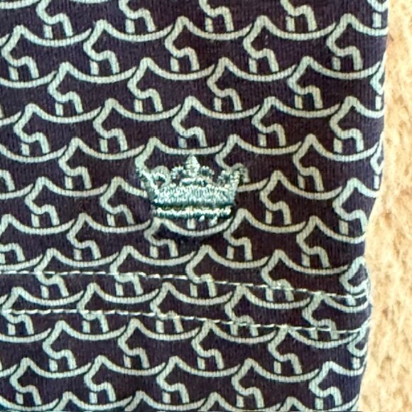 Scotty Cameron x Peter Millar Golf Polo Large Circle T Logo Dog All Over Print - - Picture 7 of 16